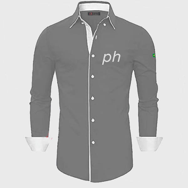 Camisa Social masculino manga Longa Ref-50