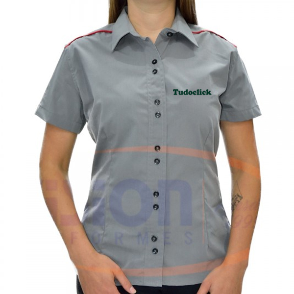 Camisa Social Feminina para Uniforme F-70